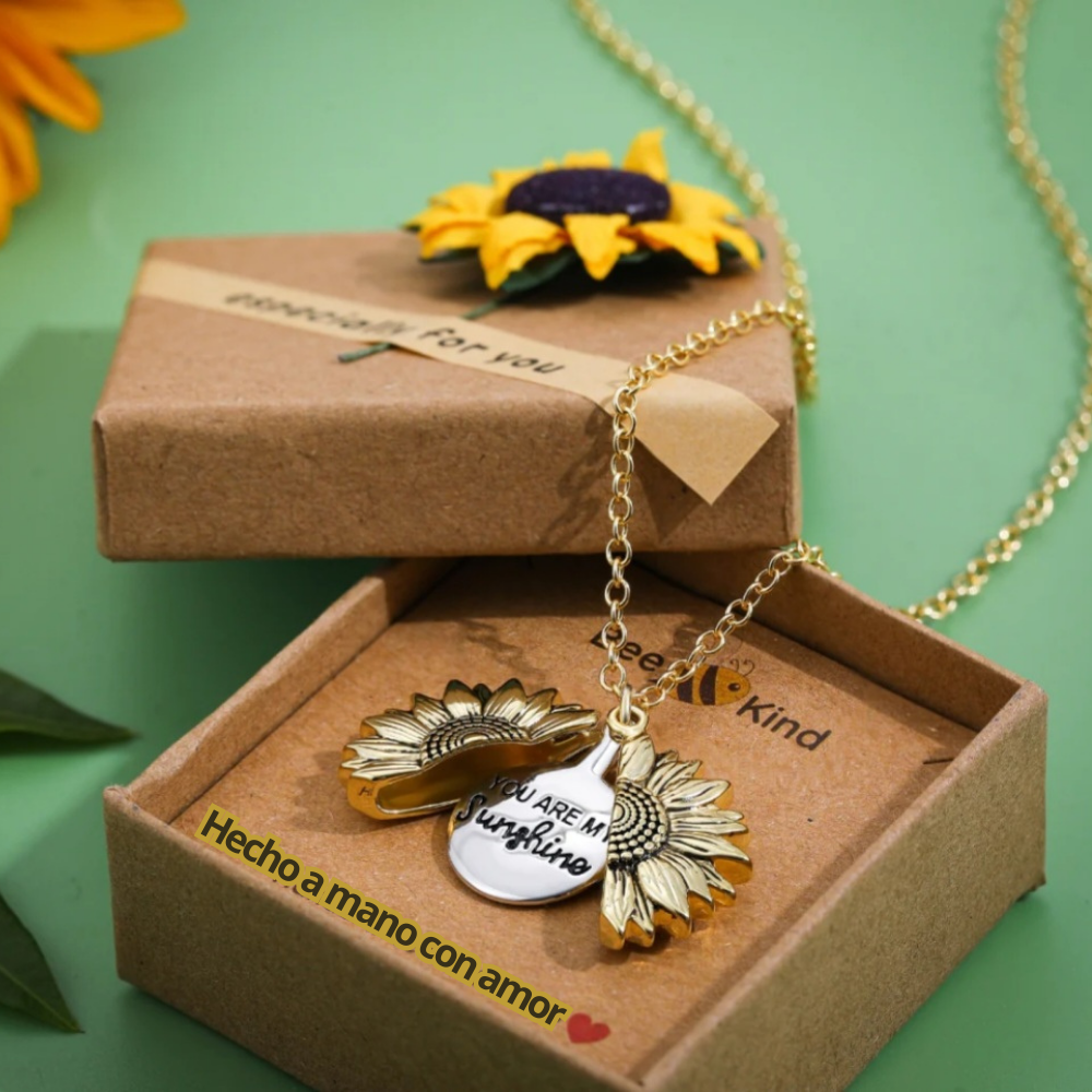 OFERTA 2X1 Collar Eres mi sol +Un regalo especial
