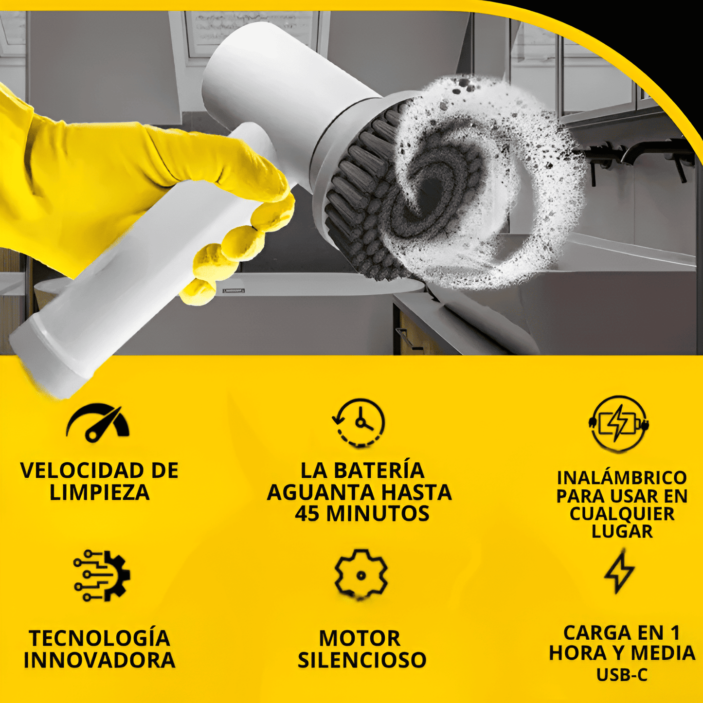 Cepillo Eléctrico Multiusos (Oferta 40%)