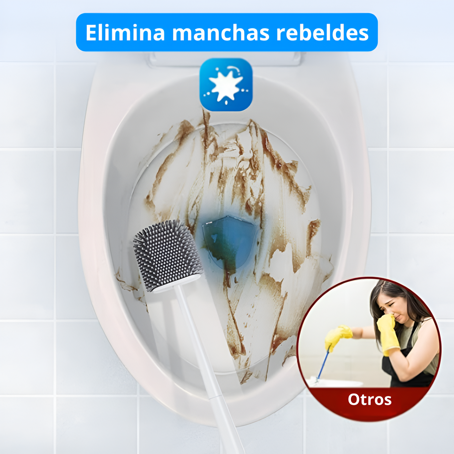 Oferta 2X1 Escobilla de Silicona para Baño