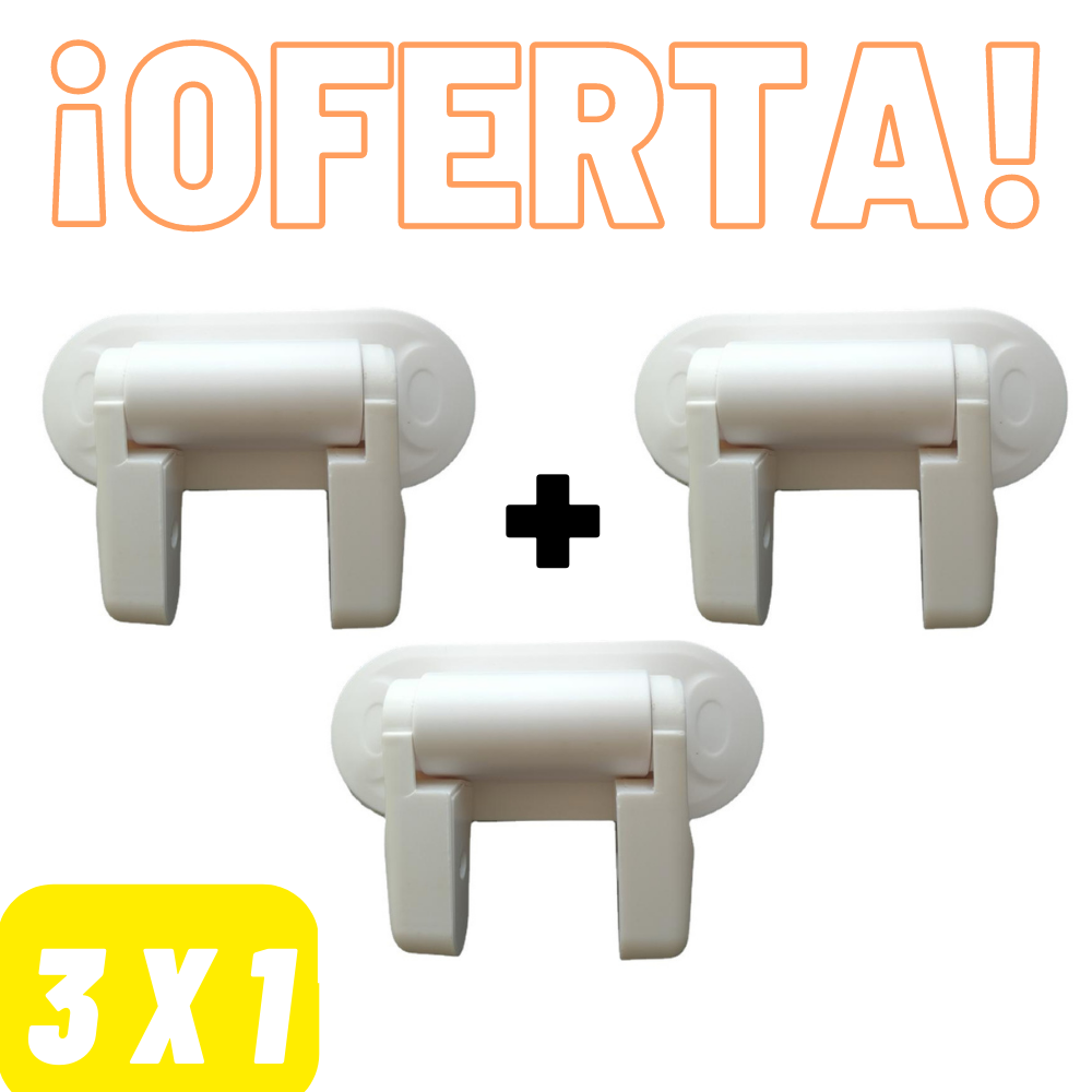 Cerradura adhesiva ABS + OFERTA 3X1