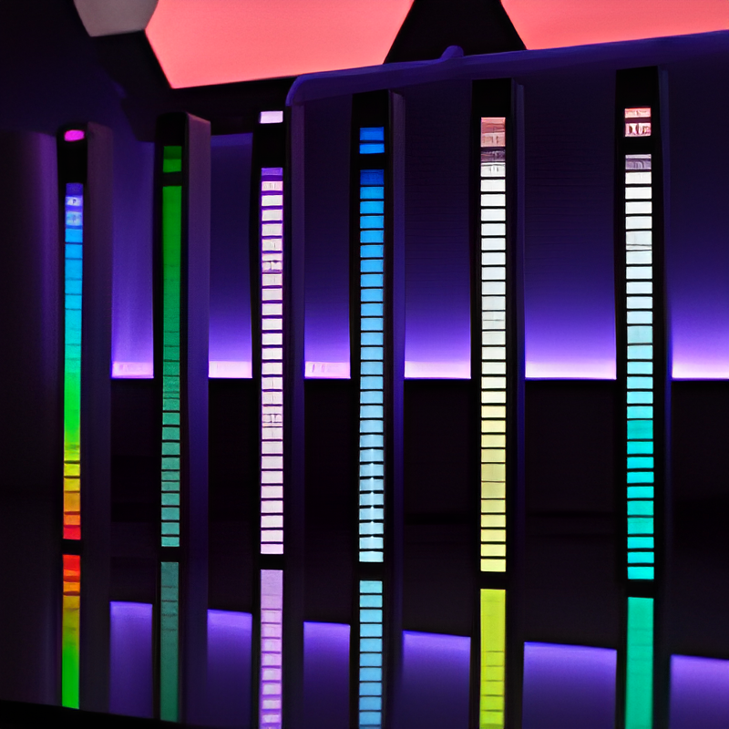 Barra LED rgb con activación por sonido - Productos Topp