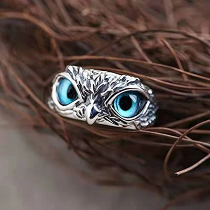 Anillo ajustable cabeza de búho + oferta compra 1 y llévate 2