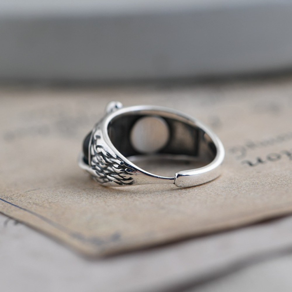 Anillo ajustable cabeza de búho + oferta compra 1 y llévate 2