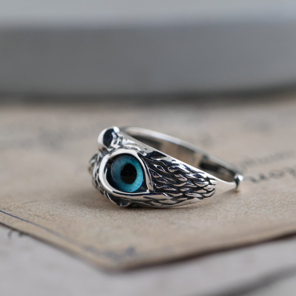 Anillo ajustable cabeza de búho + oferta compra 1 y llévate 2