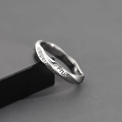 El anillo ajustable de las 7 virtudes (Oferta 2x1)