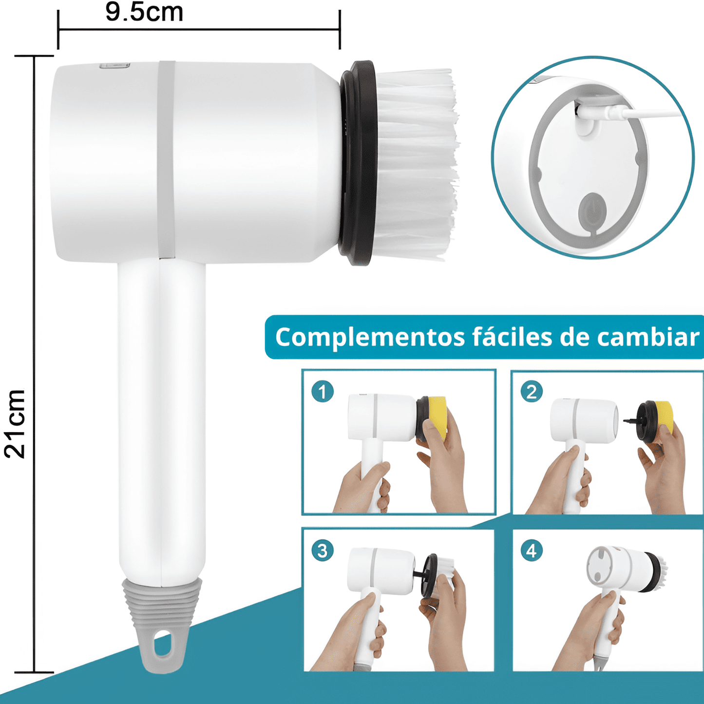 Cepillo Eléctrico Multiusos (Oferta 40%)