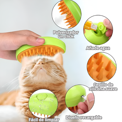 Cepillo de vapor para mascotas (Oferta 2x1 + Descuento)