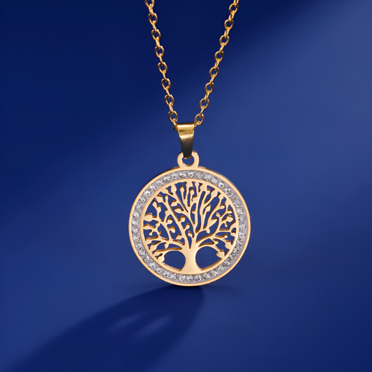 OFERTA 2X1 Collar de Oro con Diseño del Árbol de la Vida