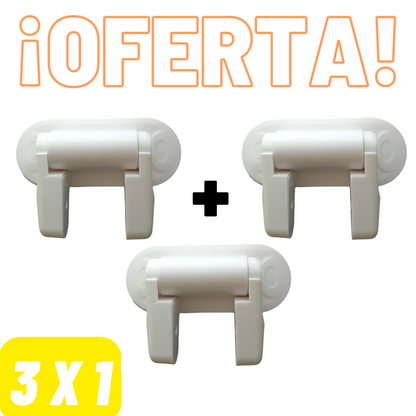 Cerradura adhesiva ABS + OFERTA 3X1